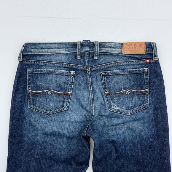 Lucky Brand Jeans Sweet N Low Bootcut Flare 31x29 Womens 8/29 Pink Stitching - Picture 3 of 10